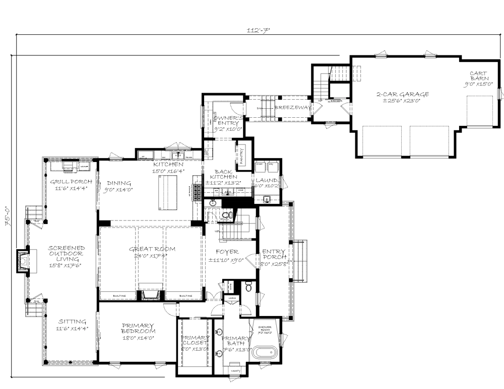 Moreland cottage house plan 4 bedroom cottage design